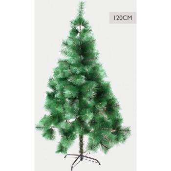 Árbol de Navidad Artificial - Agujas de Pino + PVC Encriptado Ramas Naturales Clásicas Y Realistas
