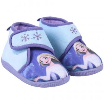 Zapatillas Casa Media Bota Frozen II 23 - Marca Cerdá - Color Violeta