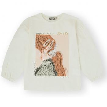 Camiseta de niña Canada House blanca con estampado