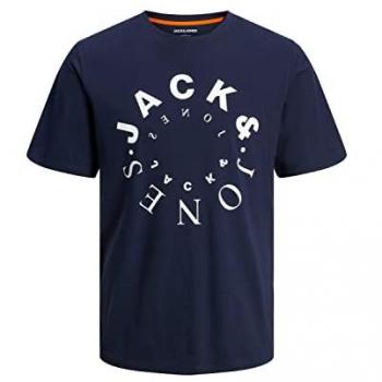 Camiseta de Hombre Warrior de Jack & Jones, Manga Corta, Color Marino