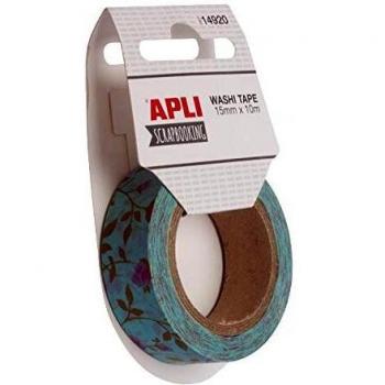 Cinta Washi Tape Floral 15mmx10m Scrapbooking APLI 14920