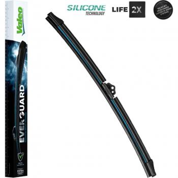 Escobilla limpiaparabrisas VALEO EVERGUARD 566003 - Premium con láminas de silicona, longitud 400mm, escobilla delantera (paquete x1)