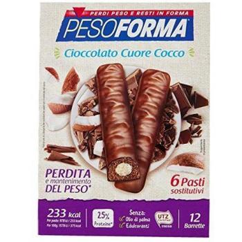 Pesoforma Bar Cuore Cocco 12Pz