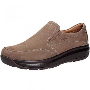 Joya Traveler II Light Brown Nubuck Leather Men's Slip-On Moccasins