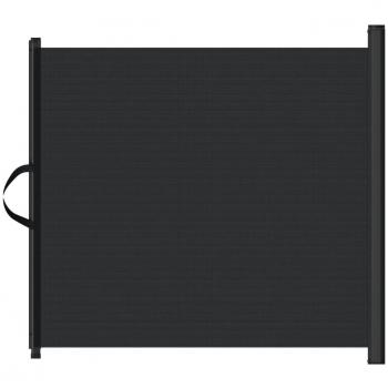 Retractable Black Pet Gate 102.5x125 cm