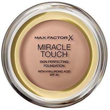 Max Factor Miracle Touch Foundation, New and Improved Formula, SPF 30 and Hyaluronic Acid, 70 Natural