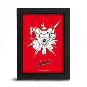 Cuadro TMNT Frame Kraft 15x20cm Edición POP Color Raphael