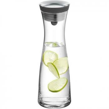Botella de Agua WMF Basic con Tapa y Colador, Jarra de Cristal 1 Litro