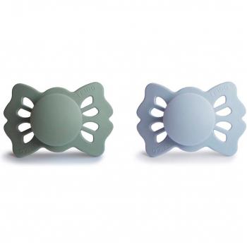 Pack de 2 Chupetes Frigg Lucky Sage/Powder 0-6 meses