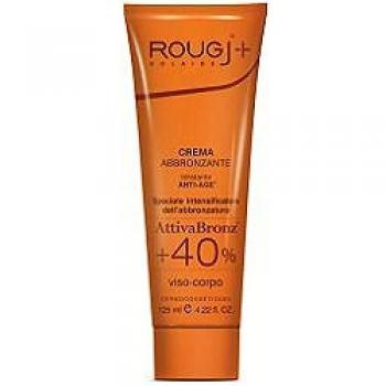 Crema Autobronceadora Attiva Bronz 40% para Cara y Cuerpo, 125 ml