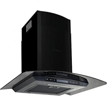 vidaXL Campana Extractora Pared 60cm Negro Electrodoméstico Ventilador Cocina
