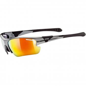 Uvex Sportstyle 106 - Gafas de ciclismo, color negro / silicio
