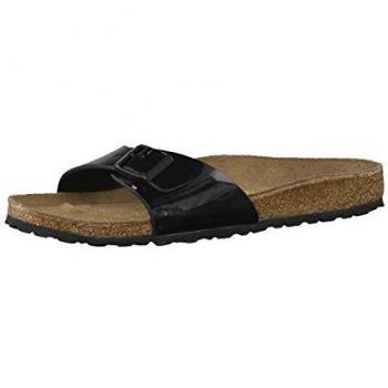 Birkenstock Madrid Black Birko-Flor Unisex Slide Sandals