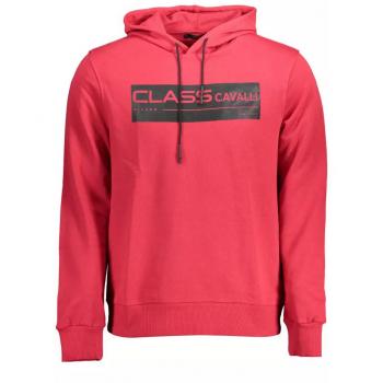 Luxe Cotton Hoodie with Unique Print - Red XL