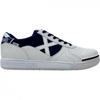 Zapatillas de fútbol sala Munich G-3 Kid VCO Profit - color blanco