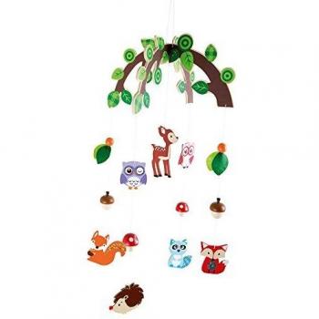 small foot company Pequeños pies de Madera Funda para de Animales del Bosque, Multicolor