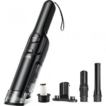 Aspirador de Mano Potente 15000pa Aspirador Portátil 160W con Nuevo Filtro Batería Recargable para Casa Coche Oficina VOSFEEL-Store