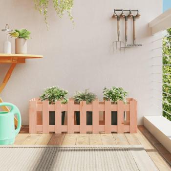 Jardinera Elevada Valla de Jardín 100x30x30cm Madera Douglas