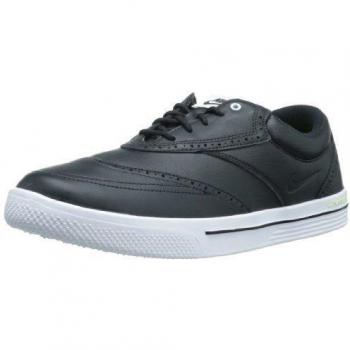 Nike Lunar Swingtip Lea Zapatillas de golf, Hombre, Negro / Blanco / Verde, 42