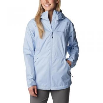 Columbia Chaqueta Inner Limits™ III Impermeable con Capucha para Mujer, Color Azul Celeste, Talla XXL