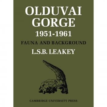 Conjunto de 5 volúmenes en tapa blanda sobre el Cañón de Olduvai: Olduvai Gorge