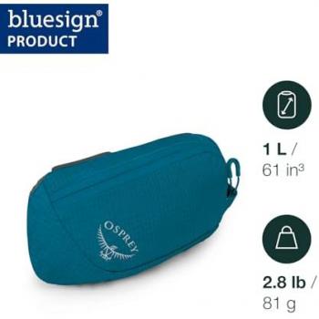 Neceser Osprey Pack Pocket Zippered Negro Unisex