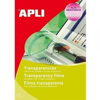 Transparencia Apli para Inkjet sin banda ni papel