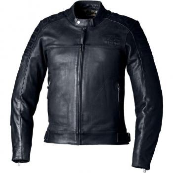 RST Chaqueta de Moto Brandish 2 Negra - Chaqueta de cuero de motocicleta, color negro, talla XL