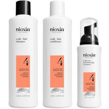 Nioxin System 4 Gift Set for Damaged and Colour-Treated Hair 3 pc