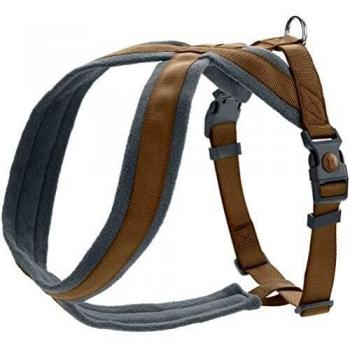 Arnés para Perro Hunter London Comfort Marrón L 73-100 cm