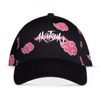 Gorra Naruto Shippuden Akatsuki Ajustable para Hombre - Color Negro