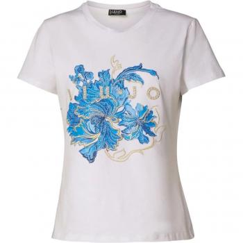 Liu Jo Women's White T-Shirt, Size XS