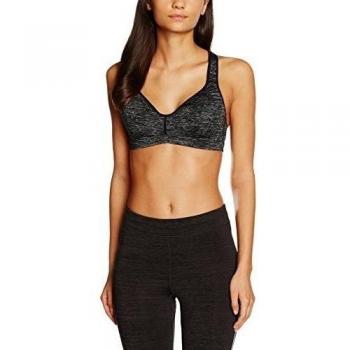 Marika Mujer Women Fitness: Stacey Sports Bra, mujer, Marika Women Fitness: Stacey Sport Bra, 01G Black Space Dye, large