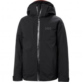 Helly Hansen Alpha Kids Waterproof Insulated Ski Jacket Black Size 8