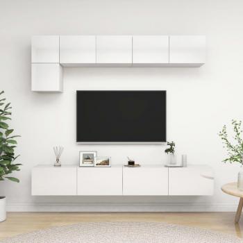 vidaXL Set de muebles de salón TV 5 piezas madera de ingeniería 100 x 30 x 30 cm