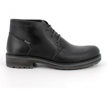 Botines de Hombre IGI&CO IGICO NEGRO - Botines de piel, cierre con cordones, suela antideslizante, diseño moderno y cómodo, color negro