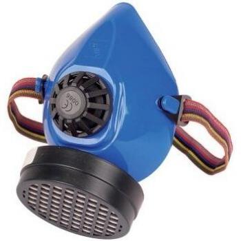 Wolfcraft 4850000 - Semimáscara con filtro de recambio A1P2, DIN EN 140:1998 + DIN EN 141:2000