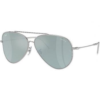 Ray-Ban Aviator Reverse RBR 0101S Silver Unisex Sunglasses