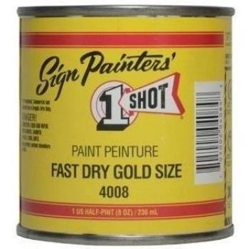 1-Shot Fast Dry Gold Size 4008-236 ml