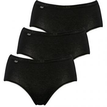 Calzoncillos Midi para Mujer Sloggi Basic+ Pack de 4 Color Negro