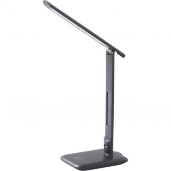 Lindby Cerula Lámpara de mesa LED con potenciómetro táctil, moderna, color negro, hecha de plástico, 1 llama