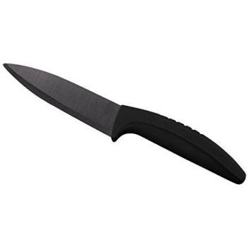 Lacor - 39312 - Cuchillo De Cocina Kaifu Cerámica 12 cm - Negro