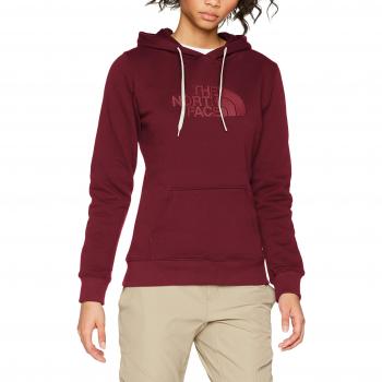 The North Face W Drew Peak Pullover Sudadera, Mujer, Rojo