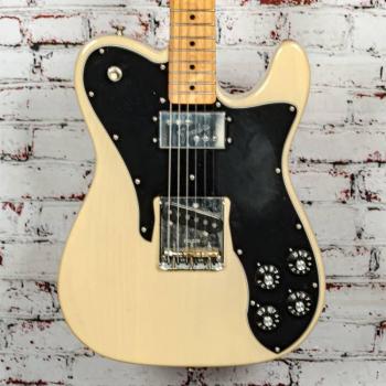 Fender American Original '70s Telecaster Custom Electric Guitar, Vintage Blonde