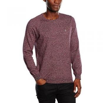Volcom Upstated CN SWT - Sudadera para hombre, color granate, talla S