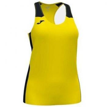 Joma Record II Women's Tank Top Yellow Black