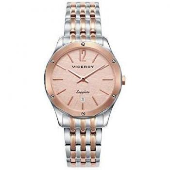 Viceroy Reloj Analogico para Mujer de Cuarzo con Correa en Acero Inoxidable 471134-95