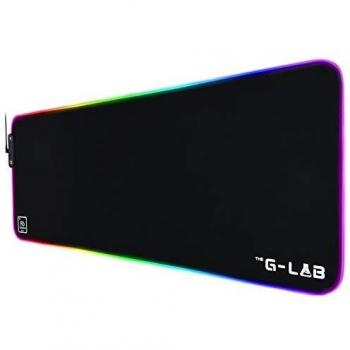 Alfombrilla de Ratón The G-Lab Negro Illuminated XXL