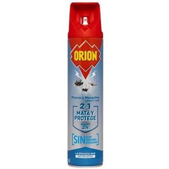 Orion - Insecticida en Aerosol 2en1 Mata y Protege contra Moscas y Mosquitos, Sin olor - 600 ml
