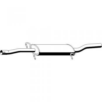 Silenciador Intermedio ERNST 385046 para Mercedes-Benz Viano, Vito Mixto y Vito Bus